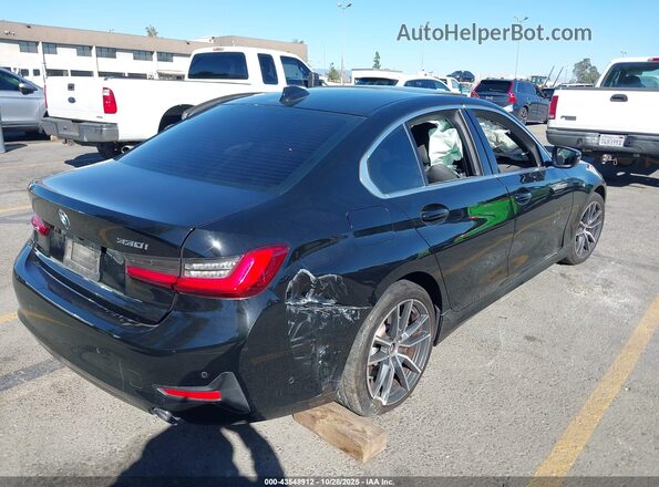 3MW5R1J05L8B18956 2020 BMW 3 SERIES Black Tył prawy