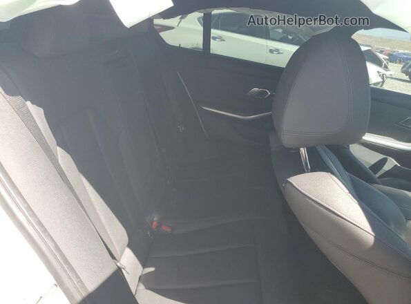 3MW5R1J06L8B21204 2020 BMW 3 SERIES White უკანა სავარძლების ხედი