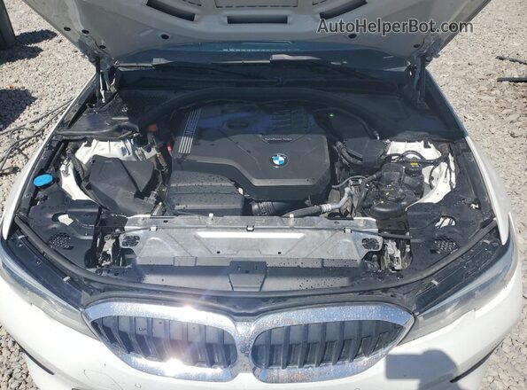 3MW5R1J06L8B21204 2020 BMW 3 SERIES White უკანა სალონის ხედი