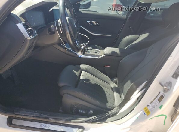 3MW5R1J06L8B21204 2020 BMW 3 SERIES White წინა სალონის ხედი