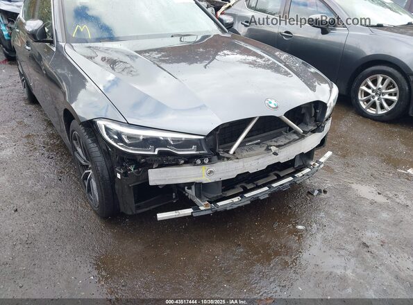3MW5R7J03L8B36682 2020 BMW 3 SERIES Серый Вид спереди