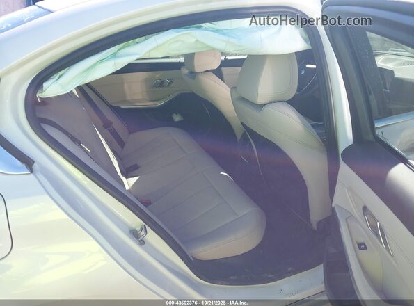 3MW5R7J04M8C02819 2021 BMW 3 SERIES White Вид наклейки з VIN-кодом