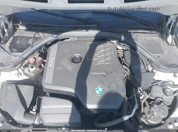 3MW5R7J06M8B72884 2021 BMW 3 SERIES White უკანა ხედი