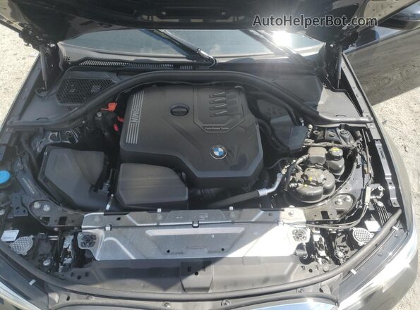 3MW5R7J06M8C16530 2021 BMW 3 SERIES Black Սալոնի հետևի տեսք