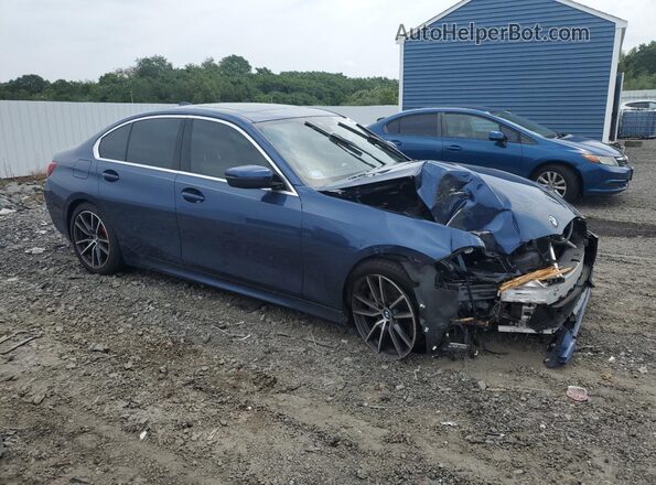 3MW5R7J07N8C58710 2022 BMW 3 SERIES Blue Front right