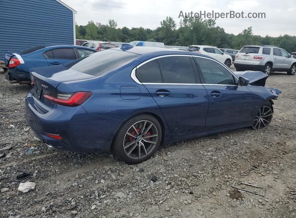 3MW5R7J07N8C58710 2022 BMW 3 SERIES Blue Rear right
