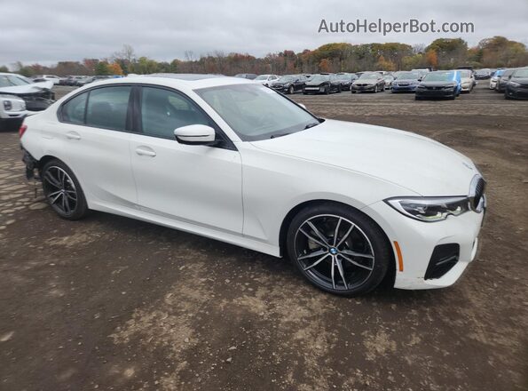 3MW5R7J08L8B08487 2020 BMW 3 SERIES White Przód prawy