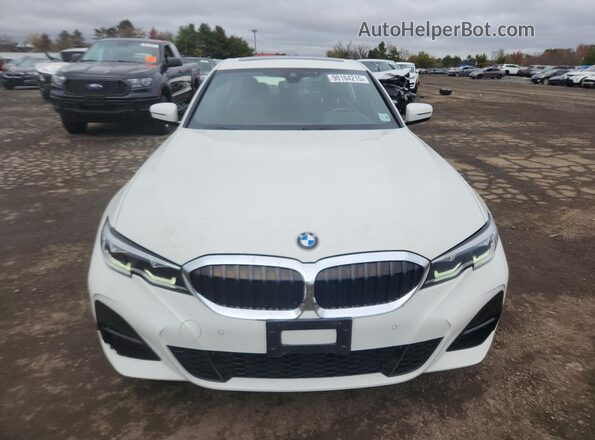 3MW5R7J08L8B08487 2020 BMW 3 SERIES White Widok z przodu