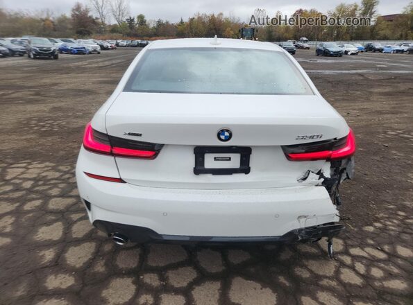 3MW5R7J08L8B08487 2020 BMW 3 SERIES White Widok z tyłu