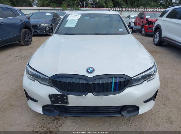 3MW5R7J09L8B09941 2020 BMW 3 SERIES White Սալոնի հետևի տեսք