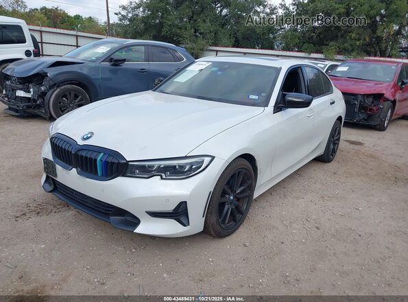 3MW5R7J09L8B09941 2020 BMW 3 SERIES White Առջևի ձախ երեք քառորդ տեսարան