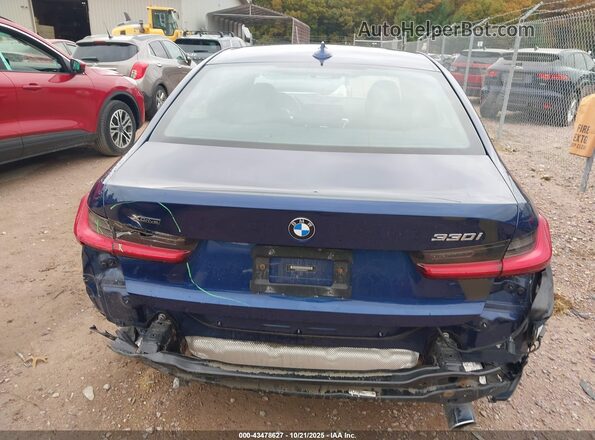 3MW5R7J09L8B20017 2020 BMW 3 SERIES Синий 