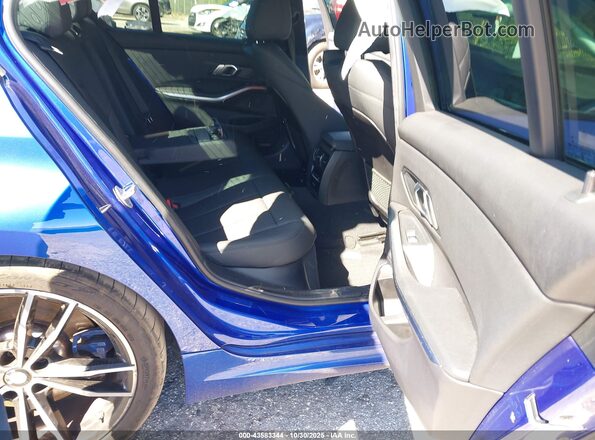 3MW5U7J01M8B63122 2021 BMW 3 SERIES Синий Вид наклейки с VIN-кодом