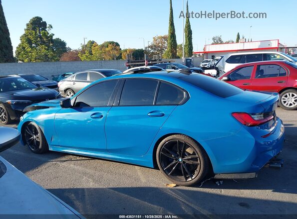 3MW5U7J08L8B43173 2020 BMW 3 SERIES Blue Սալոնի 360 աստիճան տեսք