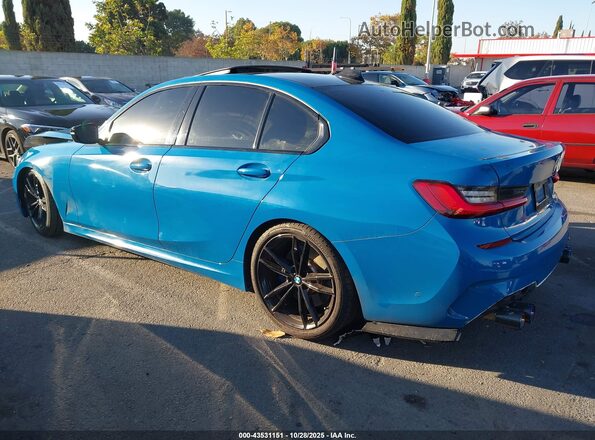 3MW5U7J08L8B43173 2020 BMW 3 SERIES Blue Հետևի ձախ