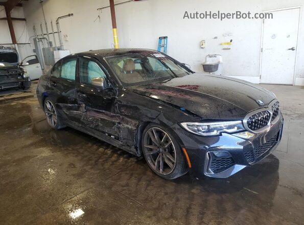 3MW5U9J0XM8B64684 2021 BMW M3 Black Delantero derecho
