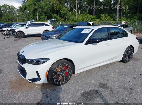 3MW69CW04S8F21186 2025 BMW 3 SERIES White Przód lewy