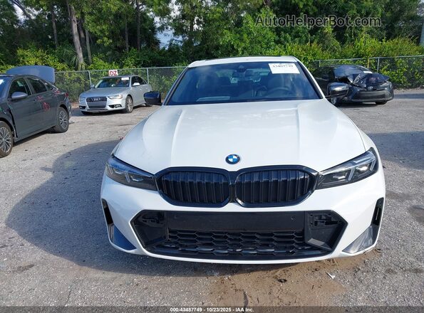 3MW69CW04S8F21186 2025 BMW 3 SERIES White Widok zestawu wskaźników
