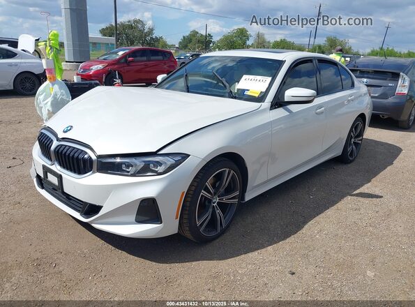 3MW69FF01P8D69764 2023 BMW 3 SERIES White წინა მარცხენა ხედი სამი მეოთხედიდან