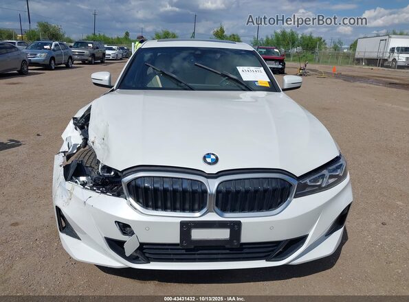 3MW69FF01P8D69764 2023 BMW 3 SERIES White ხელსაწყოთა პანელის ხედი