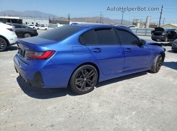 3MW69FF06R8E68020 2024 BMW 3 SERIES Blue Rear right