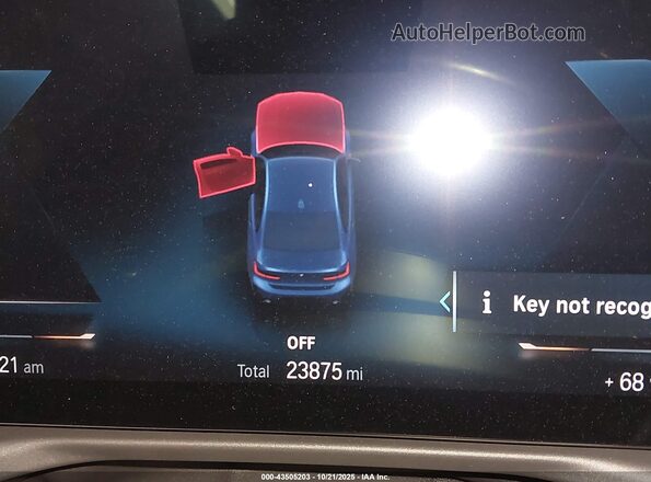 3MW69FF09P8D59323 2023 BMW 3 SERIES Blue სალონის 360-გრადუსიანი ხედი