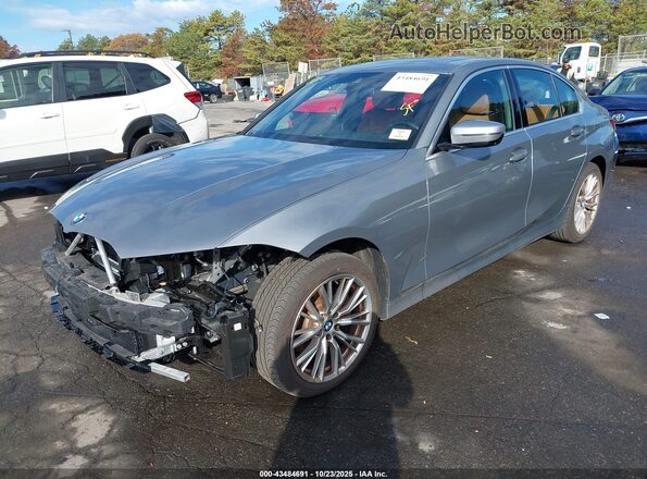 3MW89FF04R8E20508 2024 BMW 3 SERIES Gray წინა მარცხენა ხედი სამი მეოთხედიდან