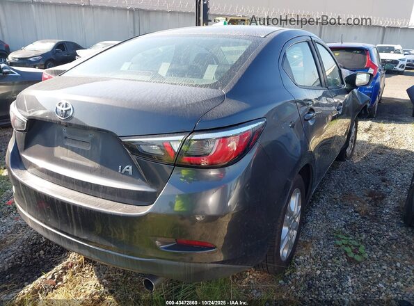 3MYDLBYV3JY317672 2018 TOYOTA YARIS IA Gray 