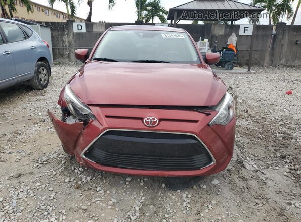 3MYDLBYV6JY304253 2018 TOYOTA YARIS Красный 