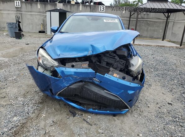 3MYDLBYV6KY520606 2019 TOYOTA YARIS Blue Вид спереду
