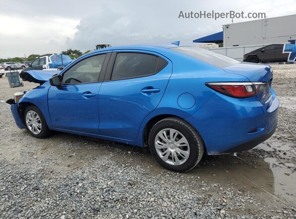 3MYDLBYV6KY520606 2019 TOYOTA YARIS Blue Задня ліва чверть