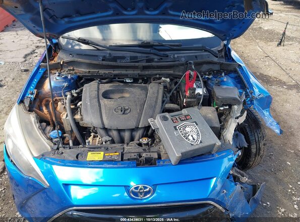 3MYDLBYV8JY312564 2018 TOYOTA YARIS IA Blue Հետևի տեսք