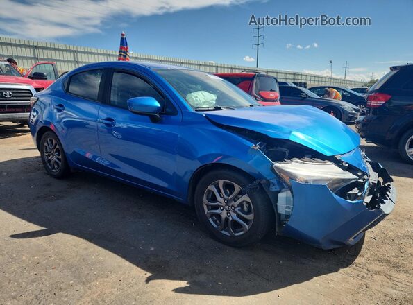 3MYDLBYVXKY506286 2019 TOYOTA YARIS Blue Передня права чверть