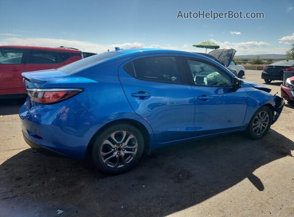 3MYDLBYVXKY506286 2019 TOYOTA YARIS Blue Задня права чверть