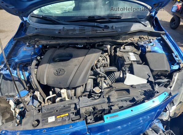 3MYDLBYVXKY506286 2019 TOYOTA YARIS Blue Вид задньої частини салону