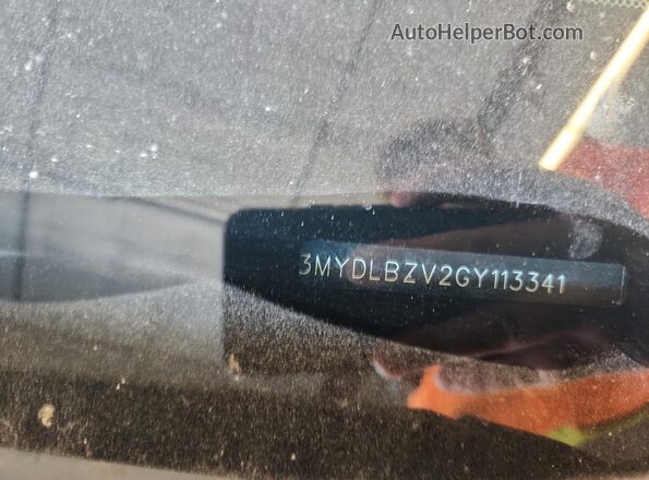 3MYDLBZV2GY113341 2016 TOYOTA SCION Black Engine compartment view
