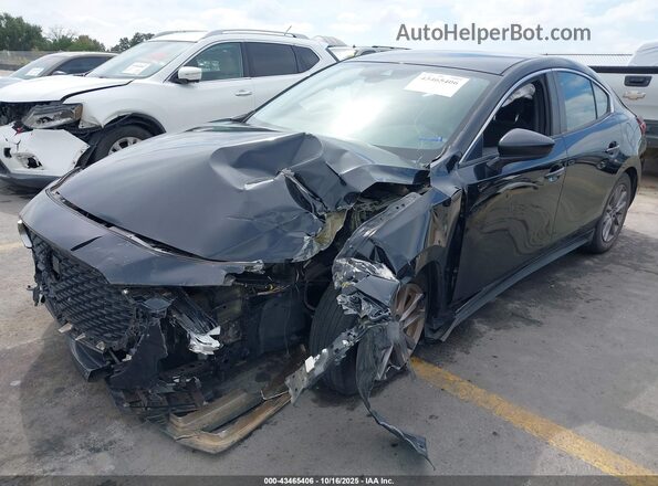 3MZBPABL0LM132935 2020 MAZDA 3 Black Առջևի ձախ երեք քառորդ տեսարան