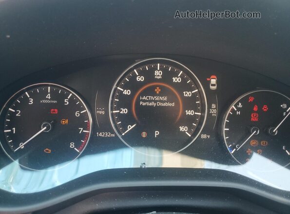 3MZBPABM7RM424857 2024 MAZDA 3 Blue Вид щитка приладів