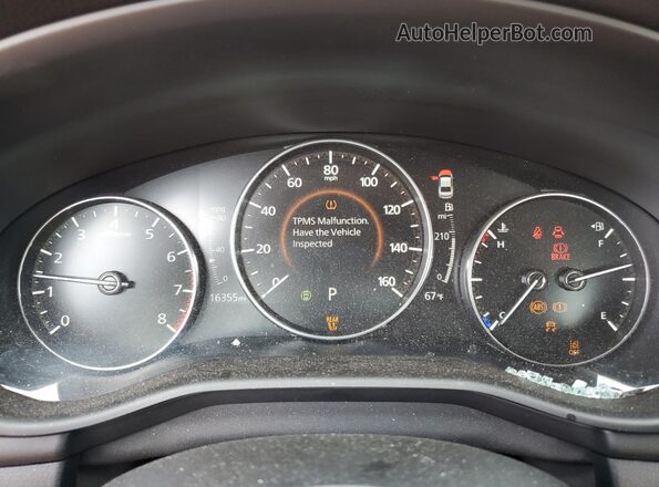 3MZBPABM8RM434782 2024 MAZDA 3 Red Вид щитка приладів
