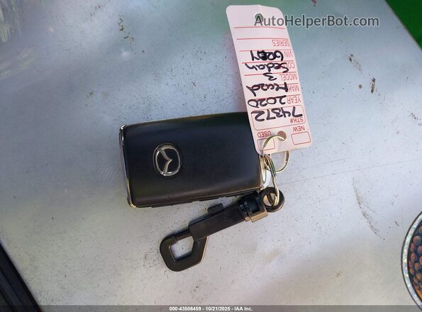 3MZBPACL7LM134891 2020 MAZDA 3 Gray Вид панелі приладів