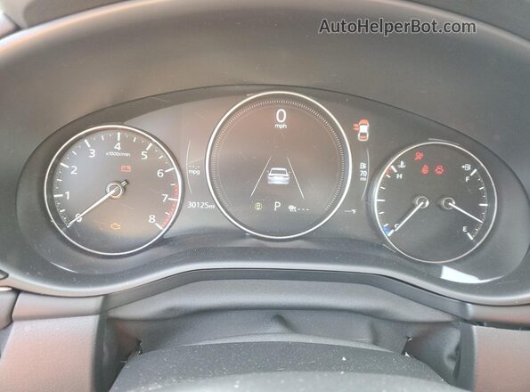 3MZBPACM7RM402498 2024 MAZDA 3 Blue Instrument cluster view