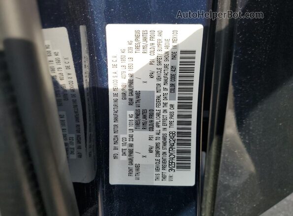 3MZBPACM7RM402498 2024 MAZDA 3 Blue Engine compartment view