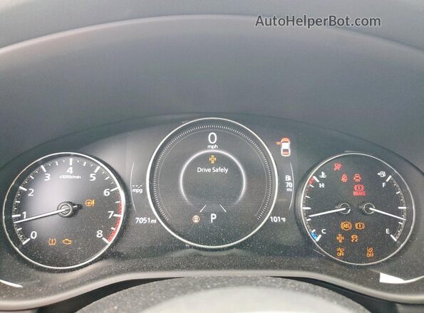 3MZBPACM8SM450419 2025 MAZDA 3 Beige Instrument cluster view