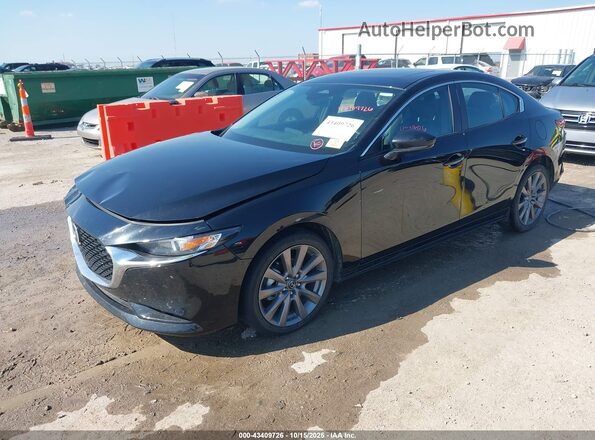 3MZBPACM9SM472509 2025 MAZDA 3 Black წინა მარცხენა ხედი სამი მეოთხედიდან