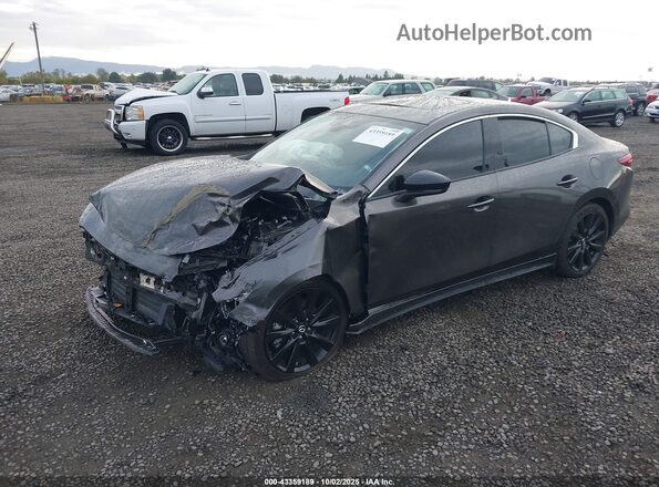 3MZBPBAYXMM209394 2021 MAZDA 3 Gray Vista tres cuartos delantera izquierda