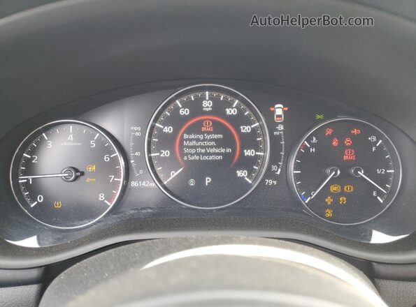 3MZBPBCM4LM130618 2020 MAZDA 3 Gray Vista del cuadro de instrumentos