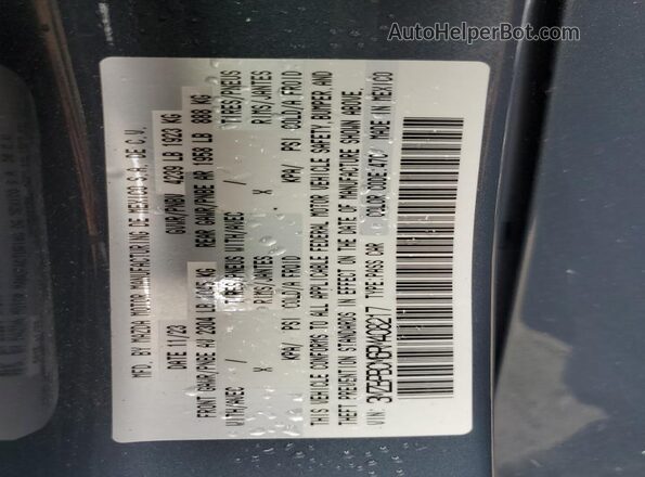 3MZBPBCM6RM408217 2024 MAZDA 3 Gray Շարժիչի բաժամունքի տեսք