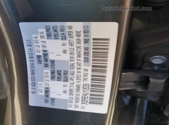 3MZBPBEM4LM126338 2020 MAZDA 3 Gray Vista del compartimento del motor
