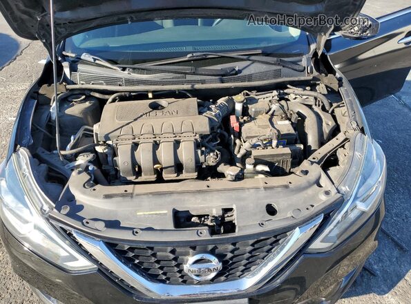 3N1AB7AP1GY270814 2016 NISSAN SENTRA Black Rear interior view