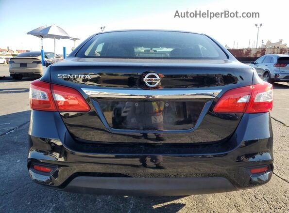 3N1AB7AP1GY270814 2016 NISSAN SENTRA Black Rear view